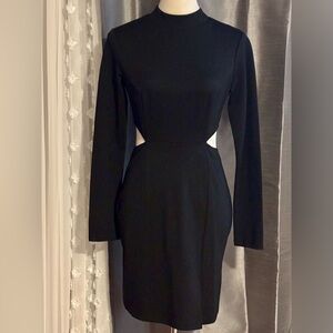 Lulus Black Cutout Mini Dress